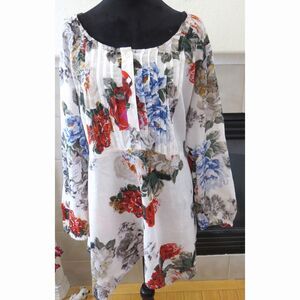 Joe Browns Women's 100% Cotton Cottagecore Tunic Top   size 20 NWOT